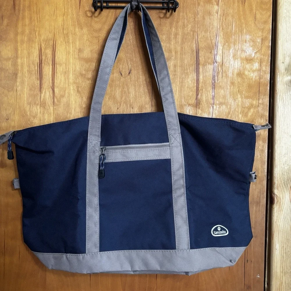 Samsonite Yacht XL Tote Travel Work School Luggage Boating Beach Bag Blue 24